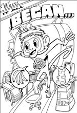 coloring page Cloudy with a Chance of Meatballs